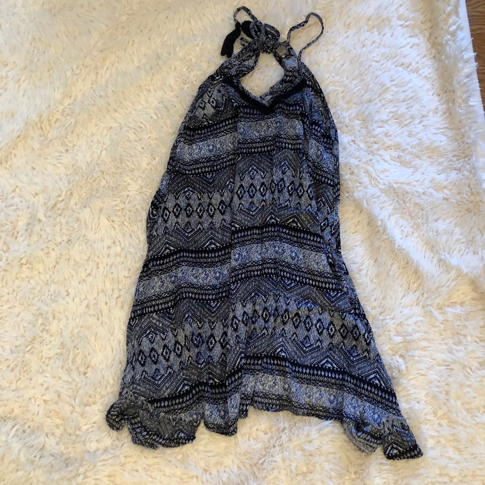 Patterned Blue dress